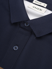 Áo Polo Signature Stripe Phối Màu Form Regular PO192 Màu Trắng