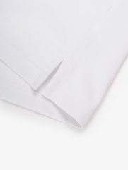 Áo Polo Signature Stripe Phối Màu Form Regular PO192 Màu Trắng
