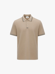 Áo Polo Signature Stripe Trơn Form Regular PO193 Màu Be