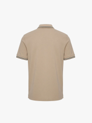 Áo Polo Signature Stripe Trơn Form Regular PO193 Màu Be