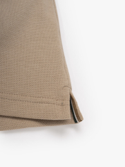 Áo Polo Signature Stripe Trơn Form Regular PO193 Màu Be