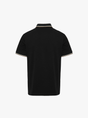 Áo Polo Signature Stripe Trơn Form Regular PO193 Màu Đen