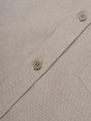Áo Sơ Mi Oxford Signature Stripe Form Regular SM209 Màu Be Nhạt