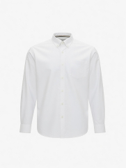 Áo Sơ Mi Oxford Signature Stripe Form Regular SM209 Màu Trắng