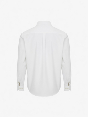 Áo Sơ Mi Oxford Signature Stripe Form Regular SM209 Màu Trắng