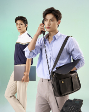 Áo Sơ Mi Oxford Signature Stripe Form Regular SM209 Màu Xanh Biển