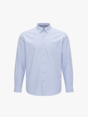 Áo Sơ Mi Oxford Signature Stripe Form Regular SM209 Màu Xanh Biển