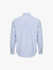 Áo Sơ Mi Oxford Signature Stripe Form Regular SM209 Màu Xanh Biển