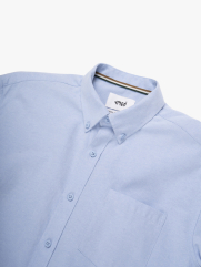 Áo Sơ Mi Oxford Signature Stripe Form Regular SM209 Màu Xanh Biển