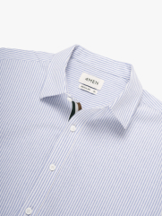 Áo Sơ Mi Signature Stripe Sọc Tay Ngắn Form Regular SM210 Mùa Sọc Xanh Biển