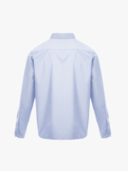 Áo Sơ Mi Trơn Form Slimfit SM205 Màu Xanh Biển
