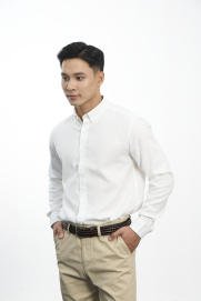 Áo Sơ Mi Vải Oxford Trơn Signature Form Regular SM157 Màu Trắng Kem