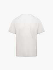 Áo Thun Rayon Cổ V Thêu Chữ Beyond Daily Form Regular AT195 Màu Be