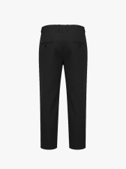Quần Kaki Signature Stripe Trơn Form Regular QK036 Màu Đen