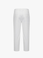 Quần Kaki Signature Stripe Trơn Form Regular QK036 Màu Trắng