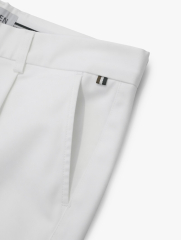 Quần Kaki Signature Stripe Trơn Form Regular QK036 Màu Trắng