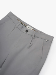 Quần Kaki Signature Stripe Trơn Form Regular QK036 Màu Xám