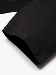 Quần Short Signature Stripe Form Straight QS088 Màu Đen