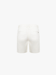 Quần Short Signature Stripe Form Straight QS088 Màu Trắng