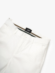 Quần Short Signature Stripe Form Straight QS088 Màu Trắng
