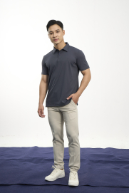 Quần Tây Trơn Form Slimfit QT050 Màu Kem