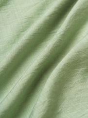 Áo Sơ Mi Linen Xước Ngắn Tay Form Regular SM203 Xanh Bạc Hà