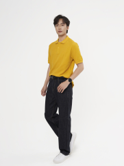 Quần Jean Phối Dây Sọc 2 Bên Sườn Form Straight Đen QJ127 Màu Xanh Đen