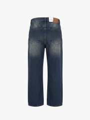 Quần Jean Trơn Túi Kiểu Form Straight QJ134 Màu Xanh
