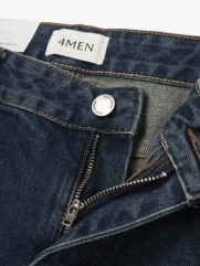Quần Jean Trơn Túi Kiểu Form Straight QJ134 Màu Xanh