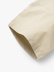 Quần Short Linen Thêu Cánh Buồm Form Straight QS087 Màu Be