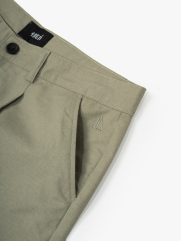 Quần Short Linen Thêu Cánh Buồm Form Straight QS087 Màu Rêu Nhạt