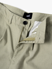 Quần Short Linen Thêu Cánh Buồm Form Straight QS087 Màu Rêu Nhạt