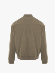 Áo Khoác Bomber Form Relax AK084 Màu Nâu Xám