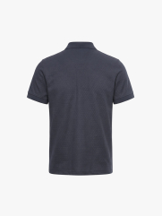 Áo Polo Jacquard Texture Nẹp Dấu Khuy Form Modern PO197 Màu Xanh Đen
