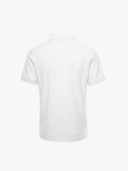 Áo Polo Vertical Texture Cổ V Bo Kiểu Form Modern PO199 Màu Trắng