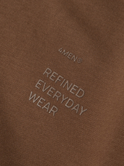 Áo Sweatshirt Chân Cua In Chữ Form Regular AS007 Màu Nâu