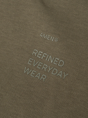 Áo Sweatshirt Chân Cua In Chữ Form Regular AS007 Màu Rêu