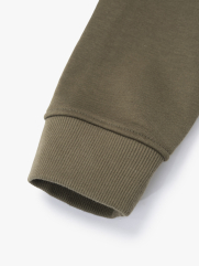 Áo Sweatshirt Chân Cua In Chữ Form Regular AS007 Màu Rêu