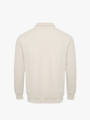 Áo Sweatshirt Trơn Dây Kéo Form Regular AS006 Màu Be Nhạt