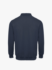 Áo Sweatshirt Trơn Dây Kéo Form Regular AS006 Màu Xanh Đen