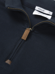 Áo Sweatshirt Trơn Dây Kéo Form Regular AS006 Màu Xanh Đen