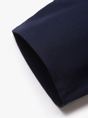 Quần Short Linen Trơn Form Straight QS085 Màu Xanh Đen
