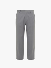 Quần Tây Trơn Xếp Ly Form Straight QT075 Màu Xám