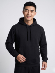 Áo Hoodie In Classical Form Regular AH005 Màu Đen
