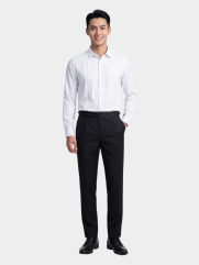 Áo Sơ Mi Cool-X Xếp Ly Thêu 4M Form Slimfit SM194