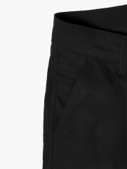 Quần Kaki Trơn Xếp Ly Form Straight QK037 Màu Đen