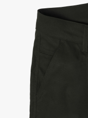 Quần Kaki Trơn Xếp Ly Form Straight QK037 Màu Rêu Đậm