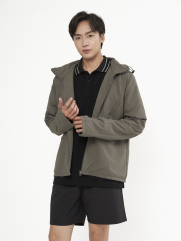 Quần Short Thể Thao 6inch Thêu logo 4m Form Relax QS082 Màu Đen