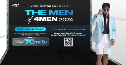 MODEL CASTING CALL ONLINE - THE MEN OF 4MEN 2024