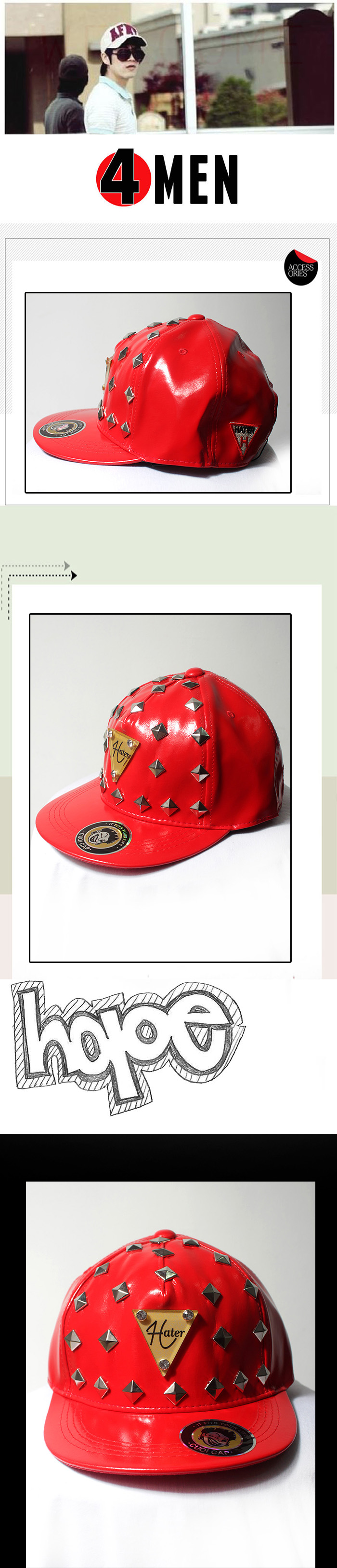 Nón snapback đỏ đô nf072 - 1